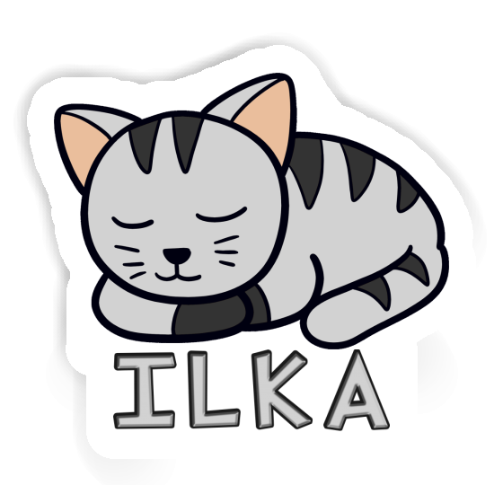 Ilka Sticker Cat Notebook Ilka Sticker Cat Gift package Image