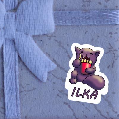 Ilka Aufkleber Pommes-Katze Notebook Ilka Aufkleber Pommes-Katze Gift package Image