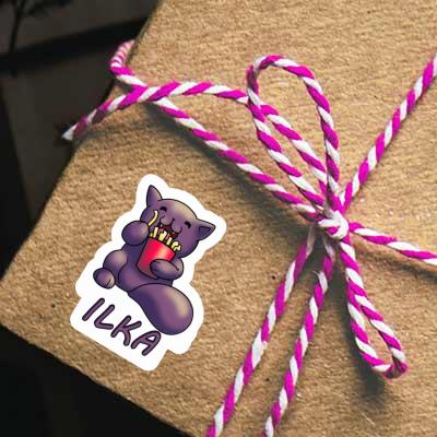 Ilka Sticker French Fry Cat Notebook Image