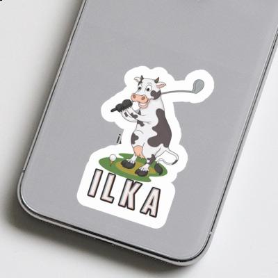 Sticker Ilka Golf Cow Sticker Ilka Golf Cow Image