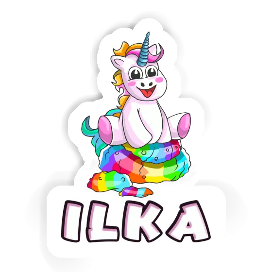 Ilka Sticker Baby Unicorn Notebook Ilka Sticker Baby Unicorn Gift package Image