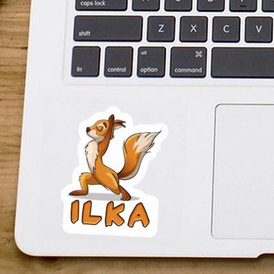 Yoga Squirrel Sticker Ilka Notebook Yoga Squirrel Sticker Ilka Notebook Image
