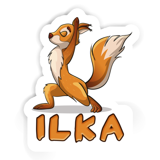 Yoga Squirrel Sticker Ilka Notebook Yoga Squirrel Sticker Ilka Gift package Image