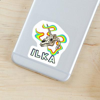 Ilka Aufkleber Einhorn-Totenkopf Ilka Aufkleber Einhorn-Totenkopf Image