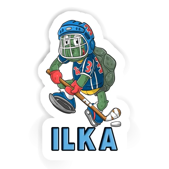 Autocollant Ilka Joueur de hockey Notebook Autocollant Ilka Joueur de hockey Gift package Image
