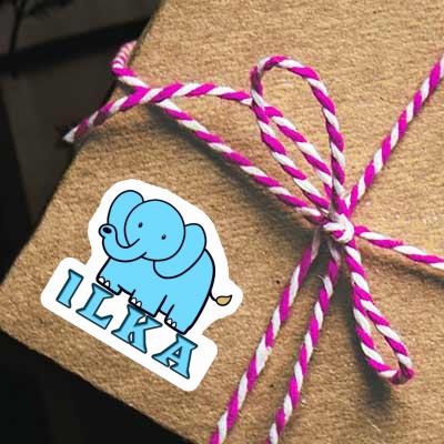 Sticker Elephant Ilka Gift package Image