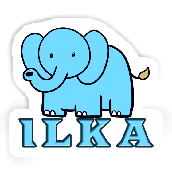 Sticker Elephant Ilka Notebook Image