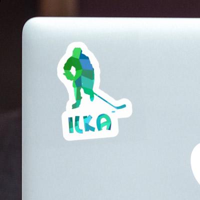 Sticker Ilka Hockey Player Notebook Sticker Ilka Hockey Player Gift package Image
