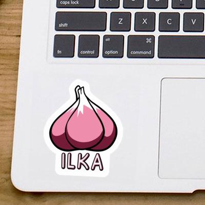Ilka Sticker Garlic clove Laptop Image
