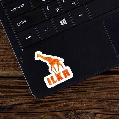 Autocollant Girafe Ilka Laptop Image
