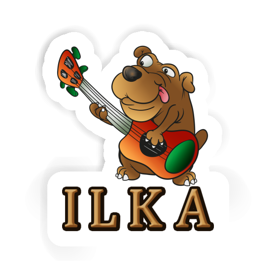 Sticker Ilka Guitarist Notebook Sticker Ilka Guitarist Gift package Image
