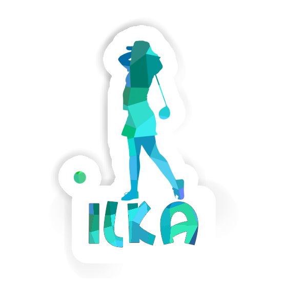Sticker Golferin Ilka Notebook Image