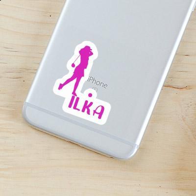 Ilka Aufkleber Golferin Notebook Ilka Aufkleber Golferin Gift package Image