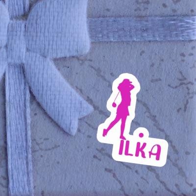 Ilka Sticker Golfer Gift package Image