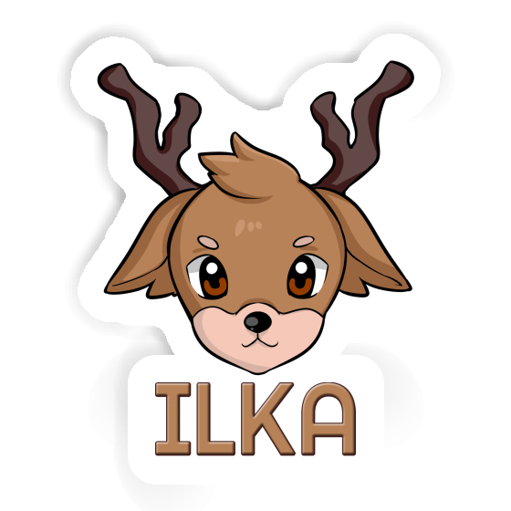 Sticker Ilka Deerhead Notebook Sticker Ilka Deerhead Gift package Image