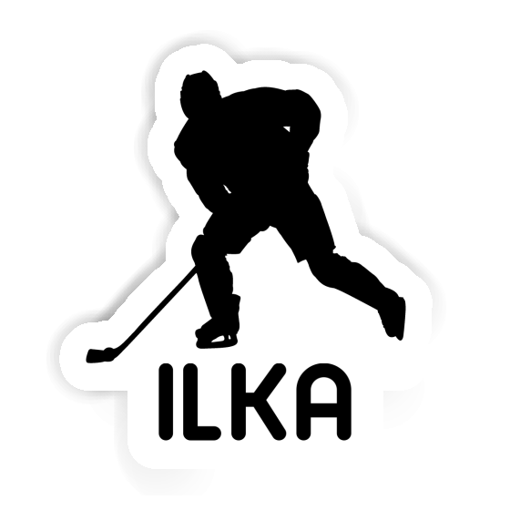 Sticker Ilka Hockey Player Notebook Sticker Ilka Hockey Player Notebook Image