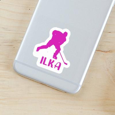 Ilka Sticker Eishockeyspielerin Laptop Image
