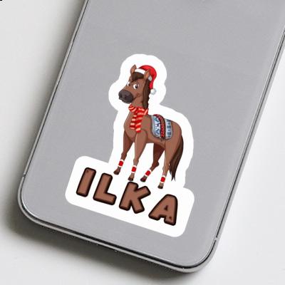 Christmas Horse Sticker Ilka Notebook Christmas Horse Sticker Ilka Gift package Image