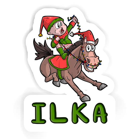 Aufkleber Ilka Weihnachtspferd Notebook Aufkleber Ilka Weihnachtspferd Notebook Image