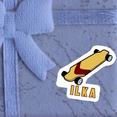 Ilka Sticker Longboard Laptop Ilka Sticker Longboard Laptop Image