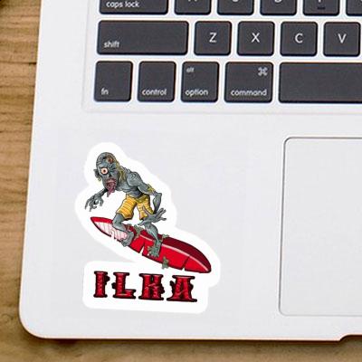Surfeur Autocollant Ilka Laptop Surfeur Autocollant Ilka Laptop Image