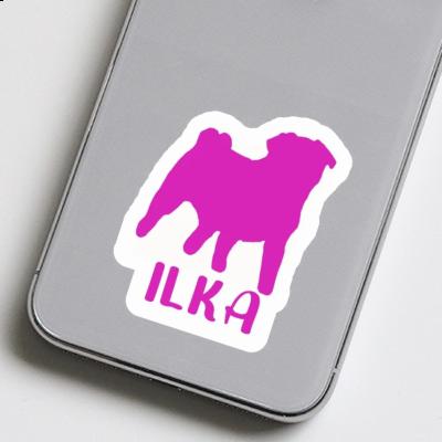 Sticker Ilka Mops Notebook Sticker Ilka Mops Gift package Image