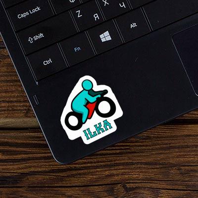Aufkleber Ilka Motorradfahrer Notebook Aufkleber Ilka Motorradfahrer Gift package Image
