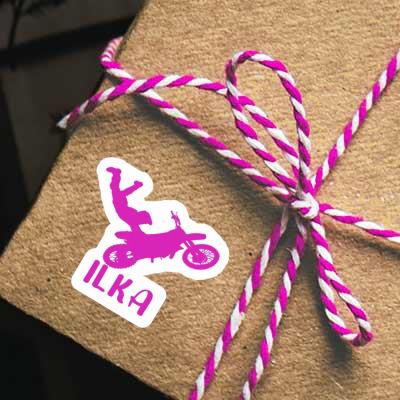 Ilka Autocollant Motocrossiste Laptop Image