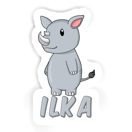 Sticker Nashorn Ilka Notebook Sticker Nashorn Ilka Gift package Image
