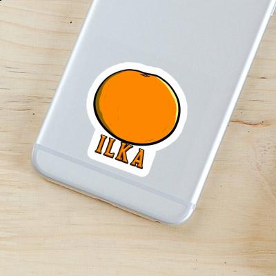 Aufkleber Orange Ilka Notebook Image
