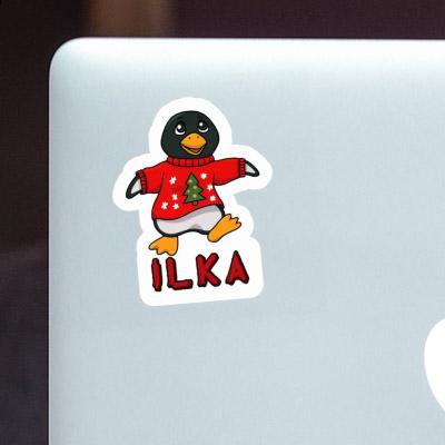Sticker Ilka Weihnachtspinguin Notebook Sticker Ilka Weihnachtspinguin Gift package Image