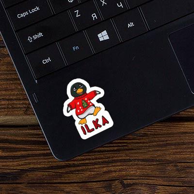 Sticker Ilka Weihnachtspinguin Gift package Image