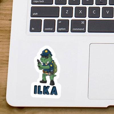 Autocollant Policier Ilka Laptop Image