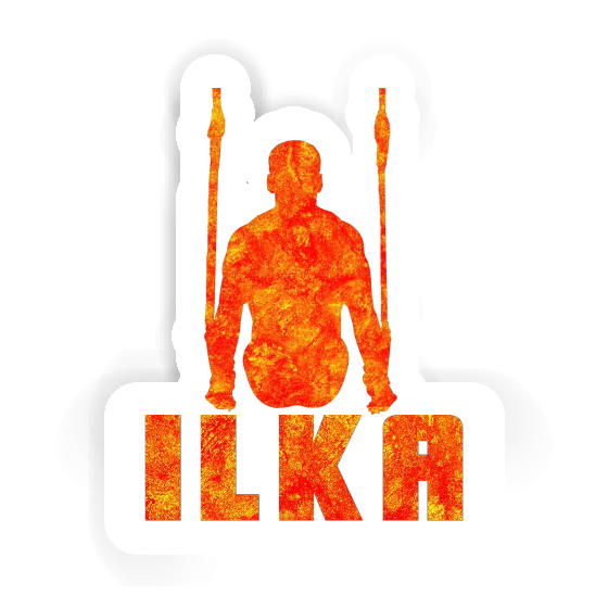 Autocollant Ilka Gymnaste aux anneaux Image