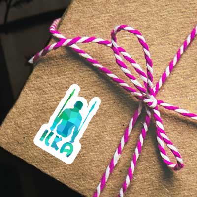 Autocollant Ilka Gymnaste aux anneaux Notebook Autocollant Ilka Gymnaste aux anneaux Gift package Image