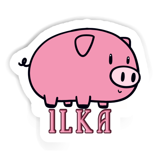 Autocollant Ilka Cochon Notebook Autocollant Ilka Cochon Gift package Image