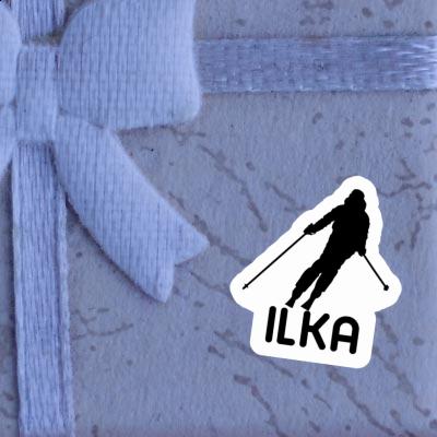 Skifahrerin Aufkleber Ilka Laptop Skifahrerin Aufkleber Ilka Laptop Image