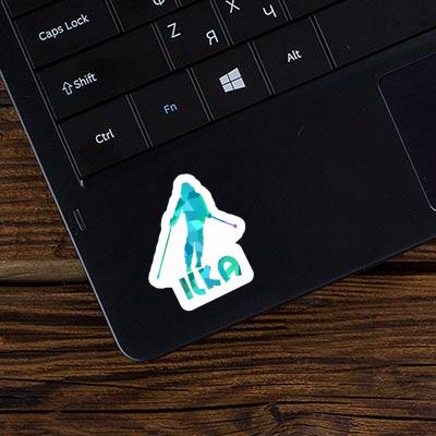 Skifahrerin Sticker Ilka Gift package Image