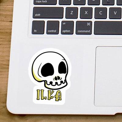 Aufkleber Ilka Totenkopf Notebook Aufkleber Ilka Totenkopf Gift package Image