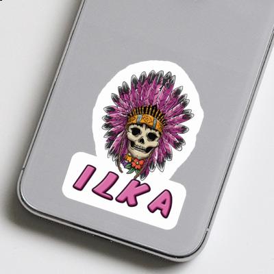 Autocollant Femmes Tête de mort Ilka Notebook Autocollant Femmes Tête de mort Ilka Gift package Image