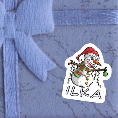Ilka Autocollant Bonhomme de neige Notebook Ilka Autocollant Bonhomme de neige Gift package Image