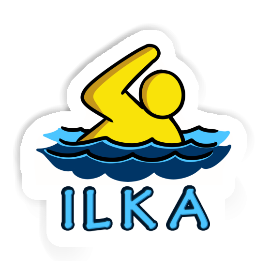 Ilka Sticker Swimmer Notebook Ilka Sticker Swimmer Gift package Image