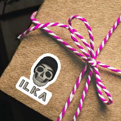 Aufkleber Ilka Totenkopf Notebook Aufkleber Ilka Totenkopf Gift package Image