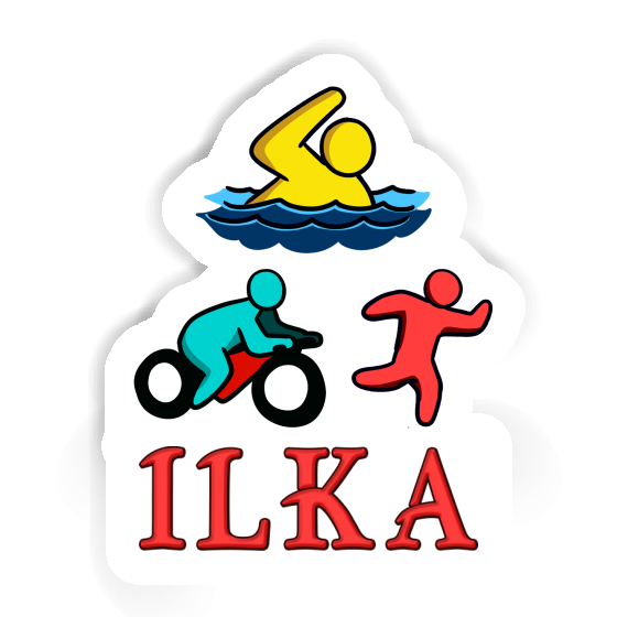 Sticker Triathlet Ilka Notebook Sticker Triathlet Ilka Gift package Image