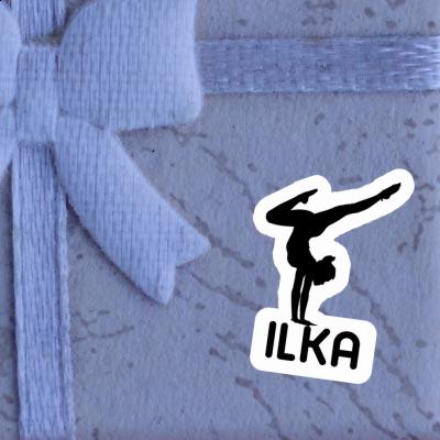 Ilka Aufkleber Yoga-Frau Notebook Ilka Aufkleber Yoga-Frau Gift package Image
