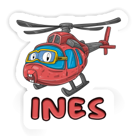 Sticker Helicopter Ines Image