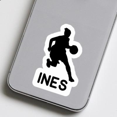 Autocollant Joueuse de basket-ball Ines Gift package Image