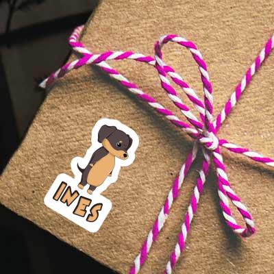Dachshund Sticker Ines Notebook Dachshund Sticker Ines Gift package Image