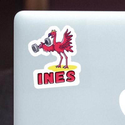Gewichtheber Sticker Ines Image