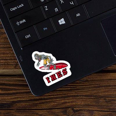 Aufkleber Ines Wellenreiter Laptop Image
